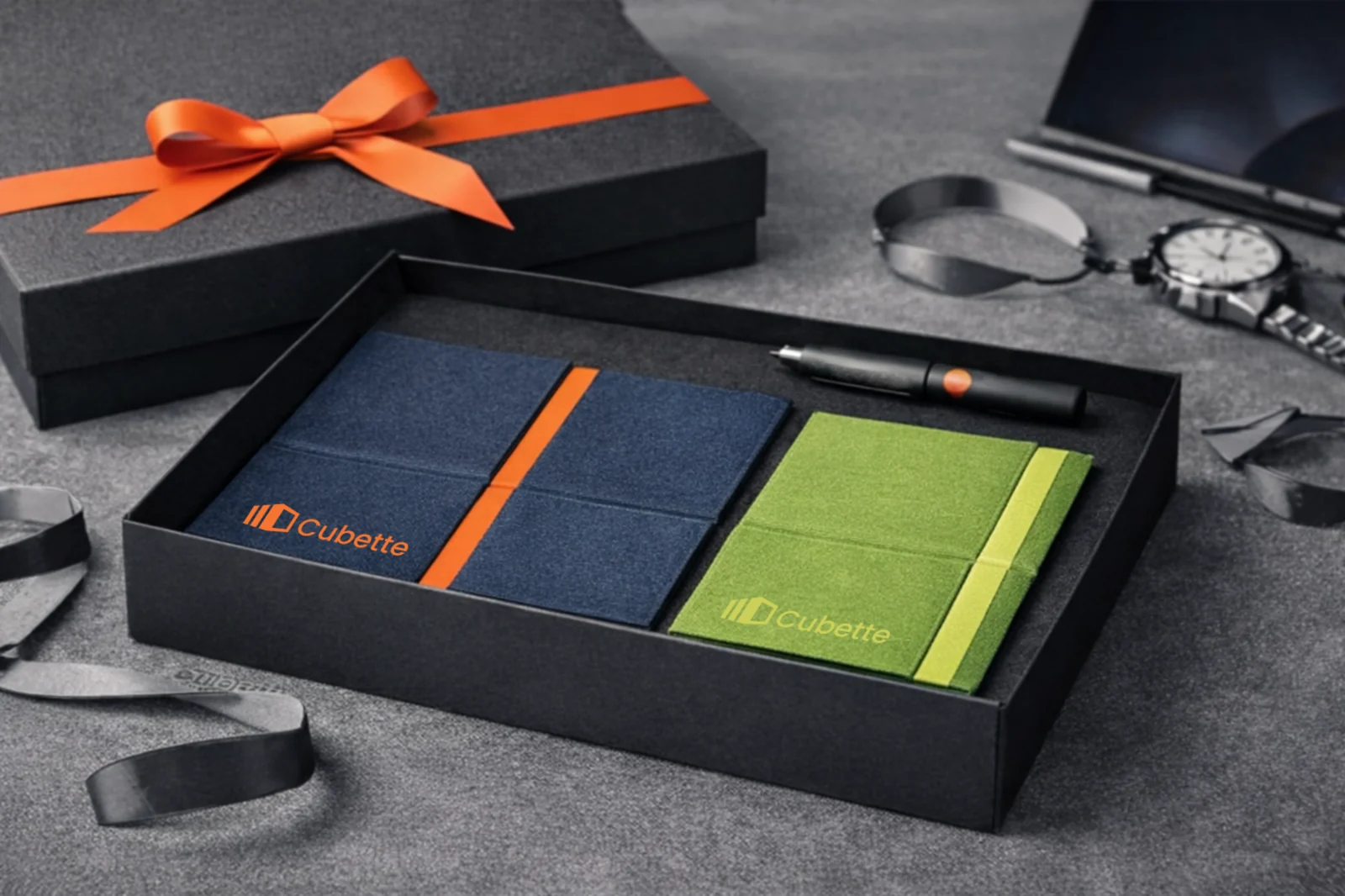 Cubette gift tray for corporate gifting